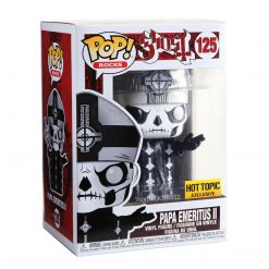Ghost Collectible: 2019 Funko Pop! Rocks Papa Emeritus II Figure #125 In A Stacks Display Case