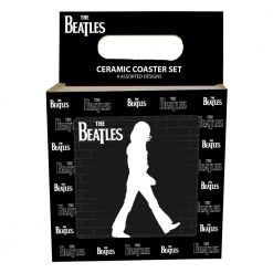 Vandor The Beatles Collectible 2018 50th Anniversary Abbey Road Coasters Set Of 4 Beatles, The