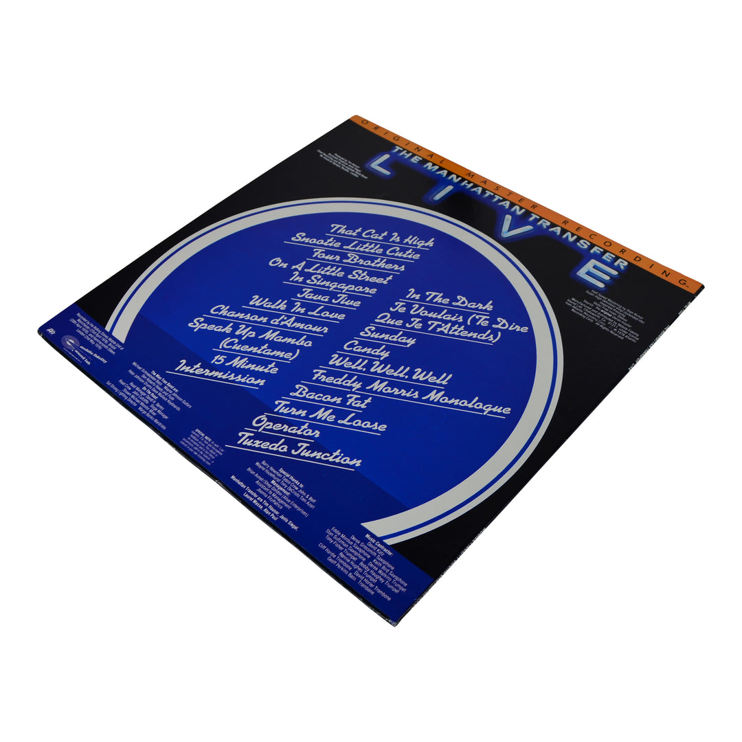 MFSL Collectors: 1979 Mobile Fidelity The Manhattan Transfer Live LP #1-022 8 MFSL Collectors: 1979 Mobile Fidelity The Manhattan Transfer Live LP #1-022