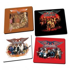 Aerosmith Collectible - 2011 Vandor Iconic Figure Album Covers Wood Coasters Vandor / BioWorld