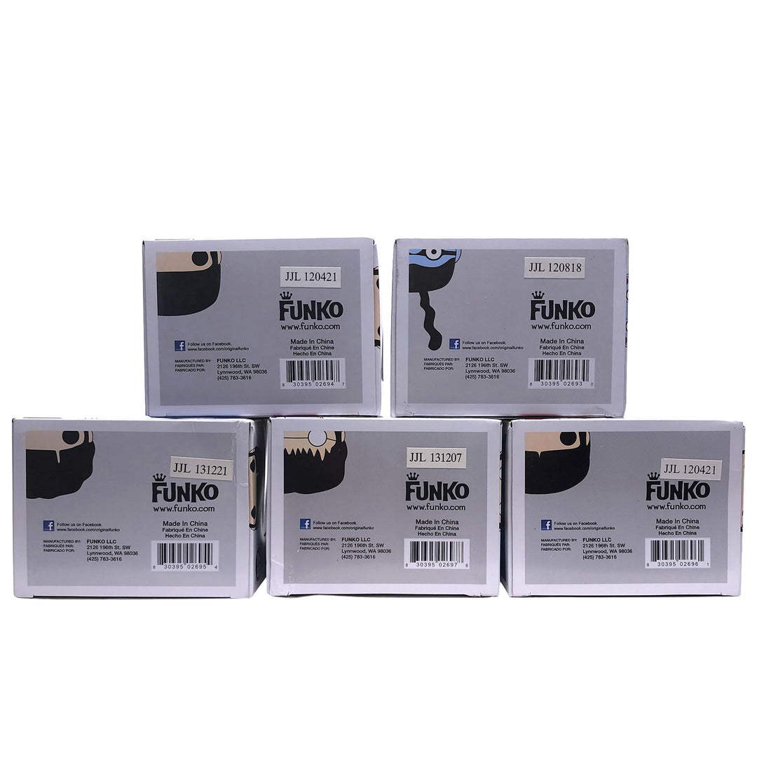 Beatles 2012 Funko Pop! Rocks Yellow Submarine 5 Figure Set Non-Perfect Boxes Beatles, The 12 Beatles 2012 Funko Pop! Rocks Yellow Submarine 5 Figure Set Non-Perfect Boxes Beatles, The