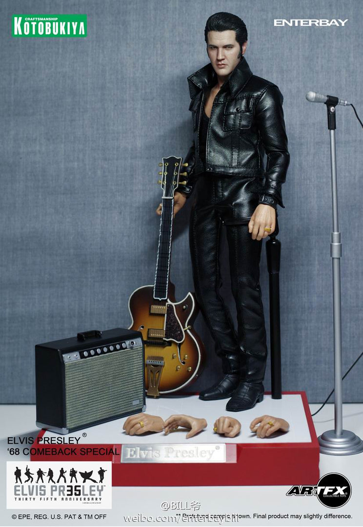 Elvis Presley Collectible 2012 Kotobukiya ArtFX 1968 Comeback Special 1:6 Scale Figure 12 Elvis Presley Collectible 2012 Kotobukiya ArtFX 1968 Comeback Special 1:6 Scale Figure