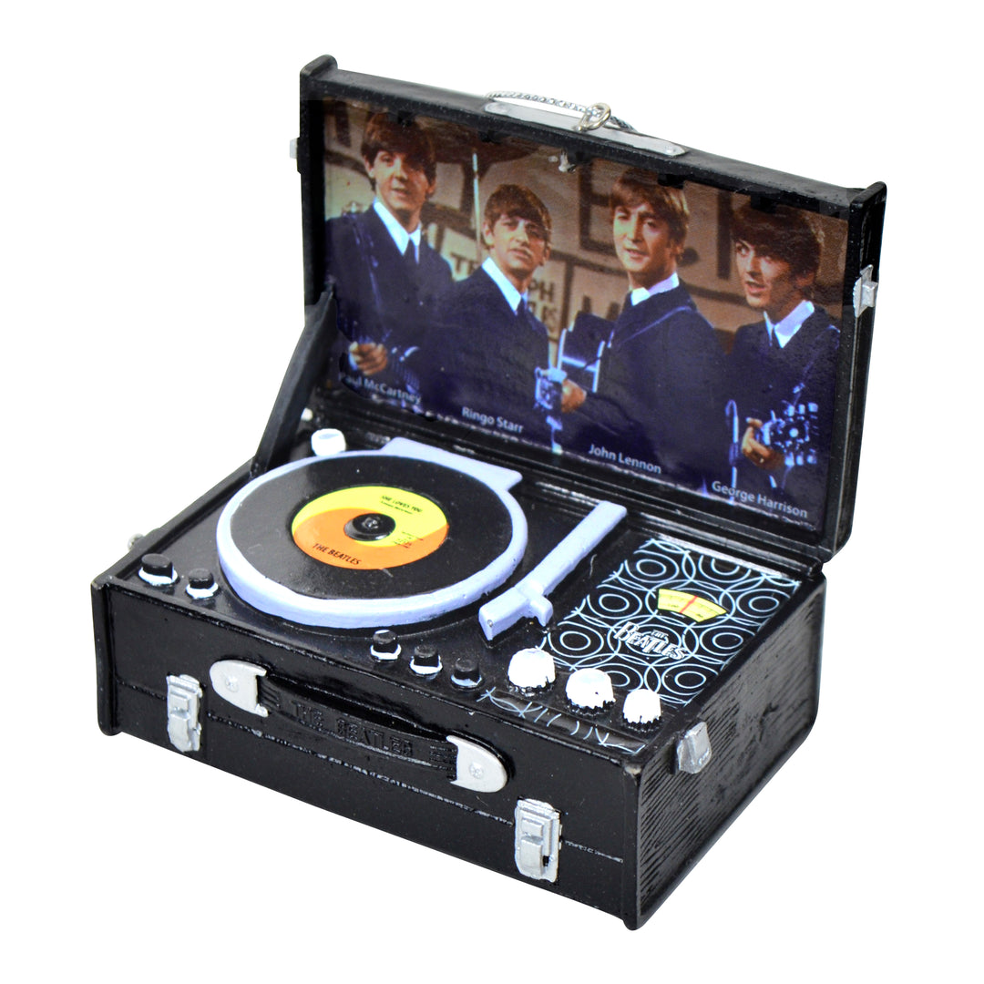 Kurt Adler Beatles, The The Beatles Retro Black Record Player 3-Inch Ornament 4 Kurt Adler Beatles, The The Beatles Retro Black Record Player 3-Inch Ornament