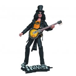 Guns N Roses Collectible 2007 McFarlane Toys Guitar Hero GNR Slash 10 Inch Figure