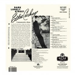 MVD MVD Entertainment Eddie Cochran 2020 Dark Lonely Street Commemorative Record Vinyl Album 10