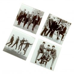 Beatles, The The Beatles Collectible 2014 50th Anniversary Fab Four Glass Coasters Set Of 4