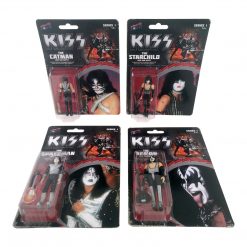 KISS Collectible 2015 Bif Bang Pow! Series 1 Love Gn 3 3/4 Inch 4 Figures Set
