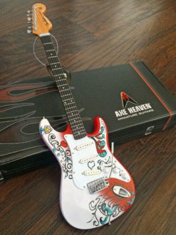 Jimi Hendrix Collectible Officially Licensed Axe Heaven Mini Fender™ Strat™ Monterey Guitar Model