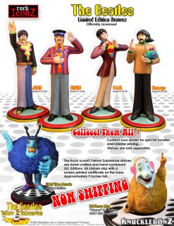 Beatles, The The Beatles Collectible 2011 Knucklebonz Rock Iconz Yellow Submarine Ringo Starr Statue