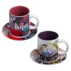 Beatles Collectibles 2016 Vandor Yellow Submarine Teacups & Saucers Set Of 2 (PP) Beatles, The