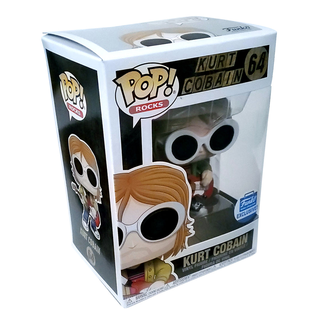 Nirvana Collectible 2018 Funko Shop Exclusive Kurt Cobain Pop! Rocks Figure #64 In Stacks Display Kurt Cobain, Nirvana 9 Nirvana Collectible 2018 Funko Shop Exclusive Kurt Cobain Pop! Rocks Figure #64 In Stacks Display Kurt Cobain, Nirvana