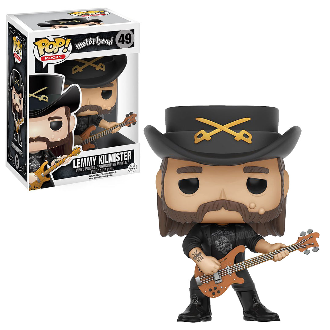 Motorhead 2016 Handpicked Funko Pop Rocks Lemmy Kilmister Figure #49 In Protector Case 5 Motorhead 2016 Handpicked Funko Pop Rocks Lemmy Kilmister Figure #49 In Protector Case