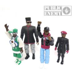 Press Pop Public Enemy Collectibles 2016 PressPop Flavor Flav Chuck D Terminator X Professor Griff Figures