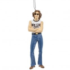Beatles, The The Beatles Collectible 2021 Kurt Adler John Lennon New York City 5" Figure Christmas Ornament In A White Gift Box