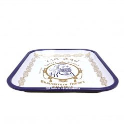 Zig-Zag Collectible Large White Original Rolling Tobacco Tray Tin 13.4 X 10.8 Inches