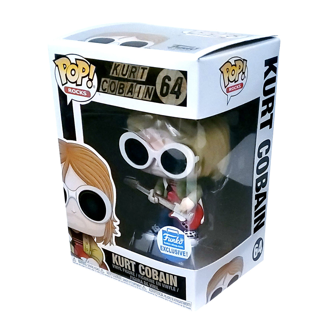 Nirvana Collectible 2018 Funko Shop Exclusive Kurt Cobain Pop! Rocks Figure #64 In Stacks Display Kurt Cobain, Nirvana 6 Nirvana Collectible 2018 Funko Shop Exclusive Kurt Cobain Pop! Rocks Figure #64 In Stacks Display Kurt Cobain, Nirvana