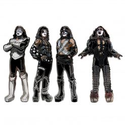 SOLD OUT! KISS Collectible 2017 FiGPiN Love Gun Enamel Figure Pin Set With Displays