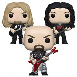 Pop! Rocks Slayer Collectible 2019 Handpicked Funko Pop Rocks Figures Araya, Hannemin, King In Protectors