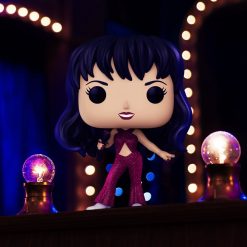 Selena Collectible 2021 Handpicked Funko Pop Rocks #205 Burgundy Outfit Glitter Figure In Protector