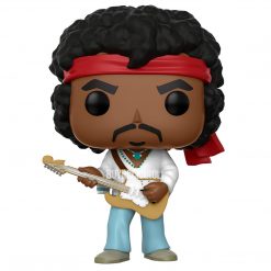 Jimi Hendrix 2017 Funko POP! Rocks Woodstock Figure #54 In Stacks Display Case