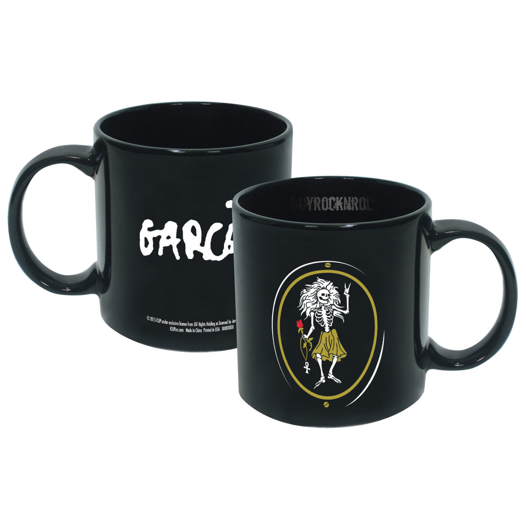 ICUP Grateful Dead Collectible 2015 Jerry Garcia Skeleton & Rose Signature 20 Oz Mug Grateful Dead, The 3 ICUP Grateful Dead Collectible 2015 Jerry Garcia Skeleton & Rose Signature 20 Oz Mug Grateful Dead, The