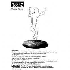 Queen Collectible: 2007 KnuckleBonz Rock Iconz Freddie Mercury Statue #1286/3000