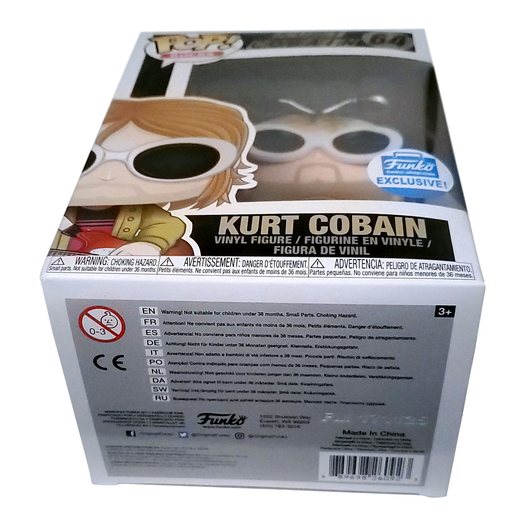 Nirvana Collectible 2018 Funko Shop Exclusive Kurt Cobain Pop! Rocks Figure #64 In Stacks Display Kurt Cobain, Nirvana 12 Nirvana Collectible 2018 Funko Shop Exclusive Kurt Cobain Pop! Rocks Figure #64 In Stacks Display Kurt Cobain, Nirvana