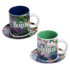 The Beatles Beatles Collectibles 2016 Vandor Yellow Submarine Teacups & Saucers Set Of 2 Beatles, The