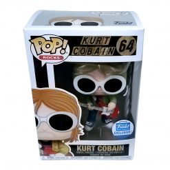 Nirvana Collectible 2018 Funko Shop Exclusive Kurt Cobain Pop! Rocks Figure #64 In Stacks Display Kurt Cobain, Nirvana 16 Nirvana Collectible 2018 Funko Shop Exclusive Kurt Cobain Pop! Rocks Figure #64 In Stacks Display Kurt Cobain, Nirvana