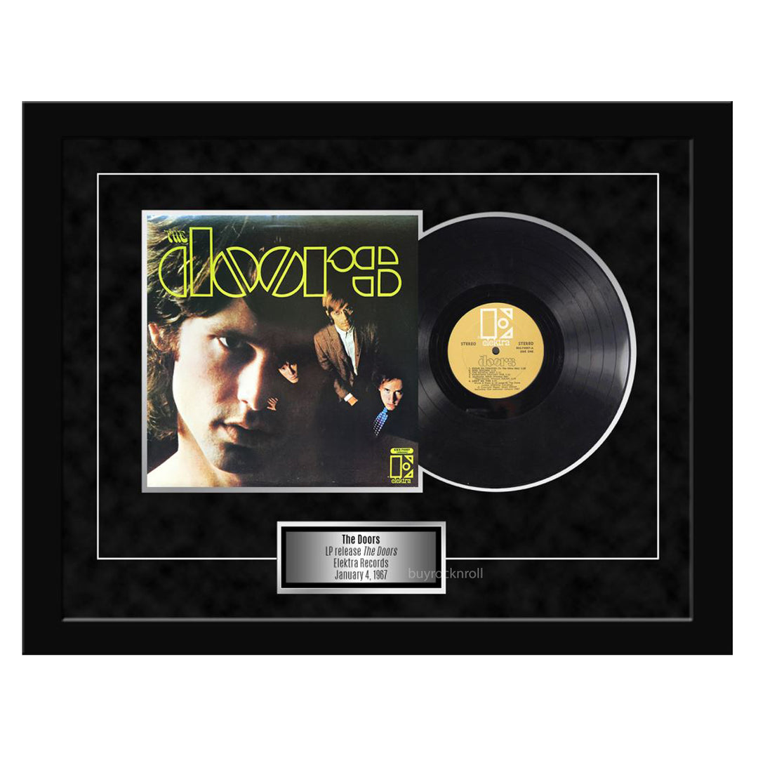 The Doors Collectible Framed LP & Cover 1967 "The Doors" Album 27x21 Doors, The 3 The Doors Collectible Framed LP & Cover 1967 "The Doors" Album 27x21 Doors, The