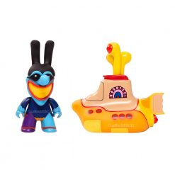 SOLD OUT! Beatles Titans Yellow Submarine & Blue Meanie 3" Glow In The Dark Figures Set Of 2
