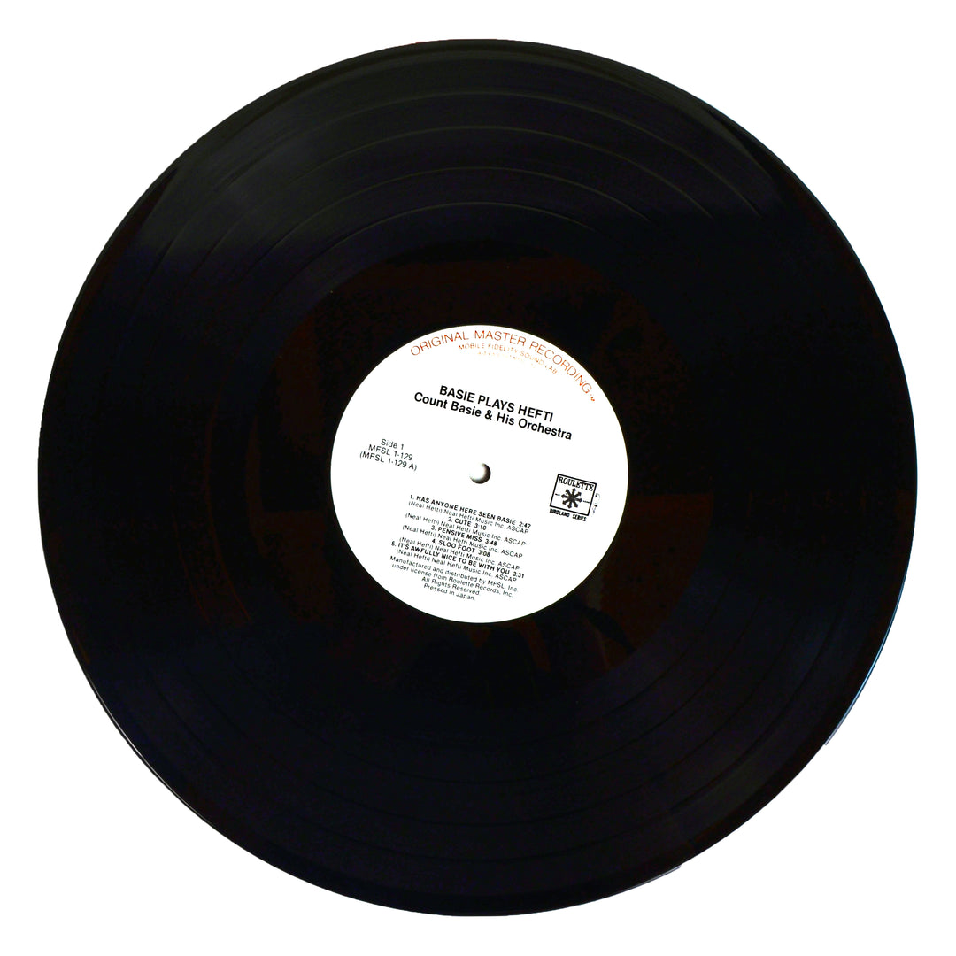 Half Speed Master Recordings MFSL Collectors: 1980 Mobile Fidelity Basie Plays Hefti Vinyl Record LP 1-129 Mobile Fidelity MFSL 5 Half Speed Master Recordings MFSL Collectors: 1980 Mobile Fidelity Basie Plays Hefti Vinyl Record LP 1-129 Mobile Fidelity MFSL