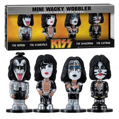 Mini Wacky Wobblers KISS Collectibles: 2012 Funko Mini Kisses Wacky Wobblers Bobble Head Figures