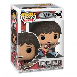 BuyRockNRoll Van Halen Collectible 2021 Eddie Van Halen With Guitar Pop! Rocks Vinyl Figure In Protector