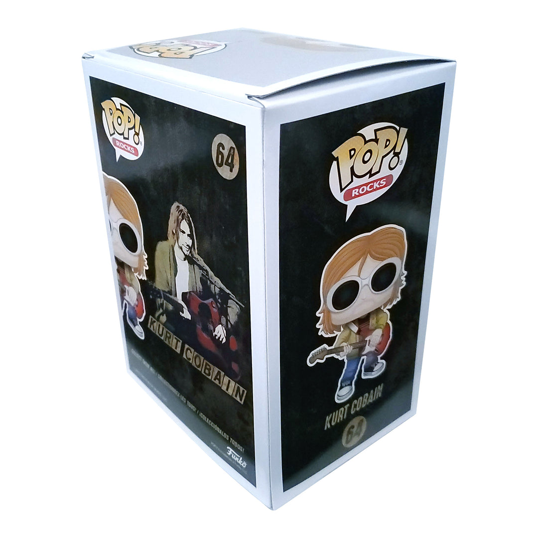 Nirvana Collectible 2018 Funko Shop Exclusive Kurt Cobain Pop! Rocks Figure #64 In Stacks Display Kurt Cobain, Nirvana 8 Nirvana Collectible 2018 Funko Shop Exclusive Kurt Cobain Pop! Rocks Figure #64 In Stacks Display Kurt Cobain, Nirvana
