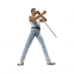 Bandai Tamshi Nations Queen Collectible 2020 Tamashii Nations BanDai Freddie Mercury Live Aid SH Figuarts 5" Figure