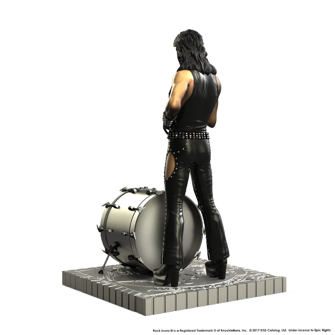 KISS 2017 KnuckleBonz Rock Iconz Hotter Than Hell Peter Criss Statue #244 /3000 6 KISS 2017 KnuckleBonz Rock Iconz Hotter Than Hell Peter Criss Statue #244 /3000