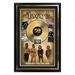 The Doors Collectible Framed LP Waiting For The Sun 50th Anniversary Collage