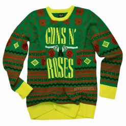 Guns N Roses Collectible 2016 Bravado GNR Big Guns Ugly Christmas Sweater M