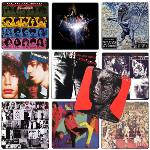 Rolling Stones, The Rolling Stones Collectible 2010 LP Album Cover 10 Coaster Set Tin Storage Box 4 Rolling Stones, The Rolling Stones Collectible 2010 LP Album Cover 10 Coaster Set Tin Storage Box