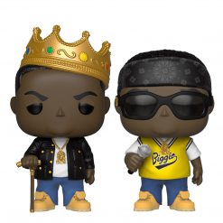 Notorious B.I.G. Collectible Handpicked 2018 Funko Pop! Rocks Biggie Figures In Protector Display Case Biggie Smalls