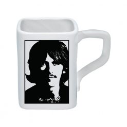 Vandor The Beatles Collectibles: 2019 White Album Square Ceramic 12 Oz Mug Set Of 4 Beatles, The