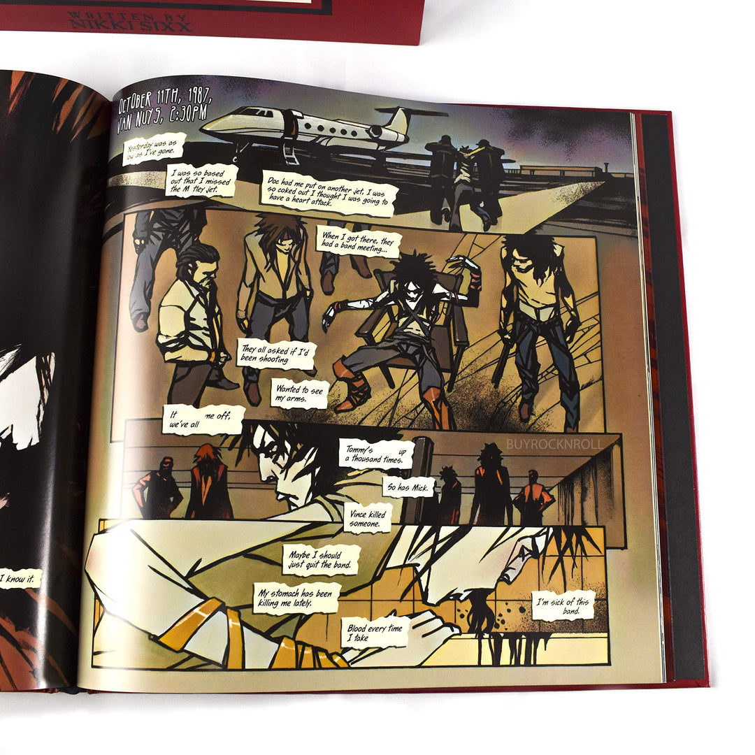 Pop! Rocks Motley Crue Collectible Nikki Sixx Heroin Diaries Red Leather Slip Case Edition 5 Pop! Rocks Motley Crue Collectible Nikki Sixx Heroin Diaries Red Leather Slip Case Edition