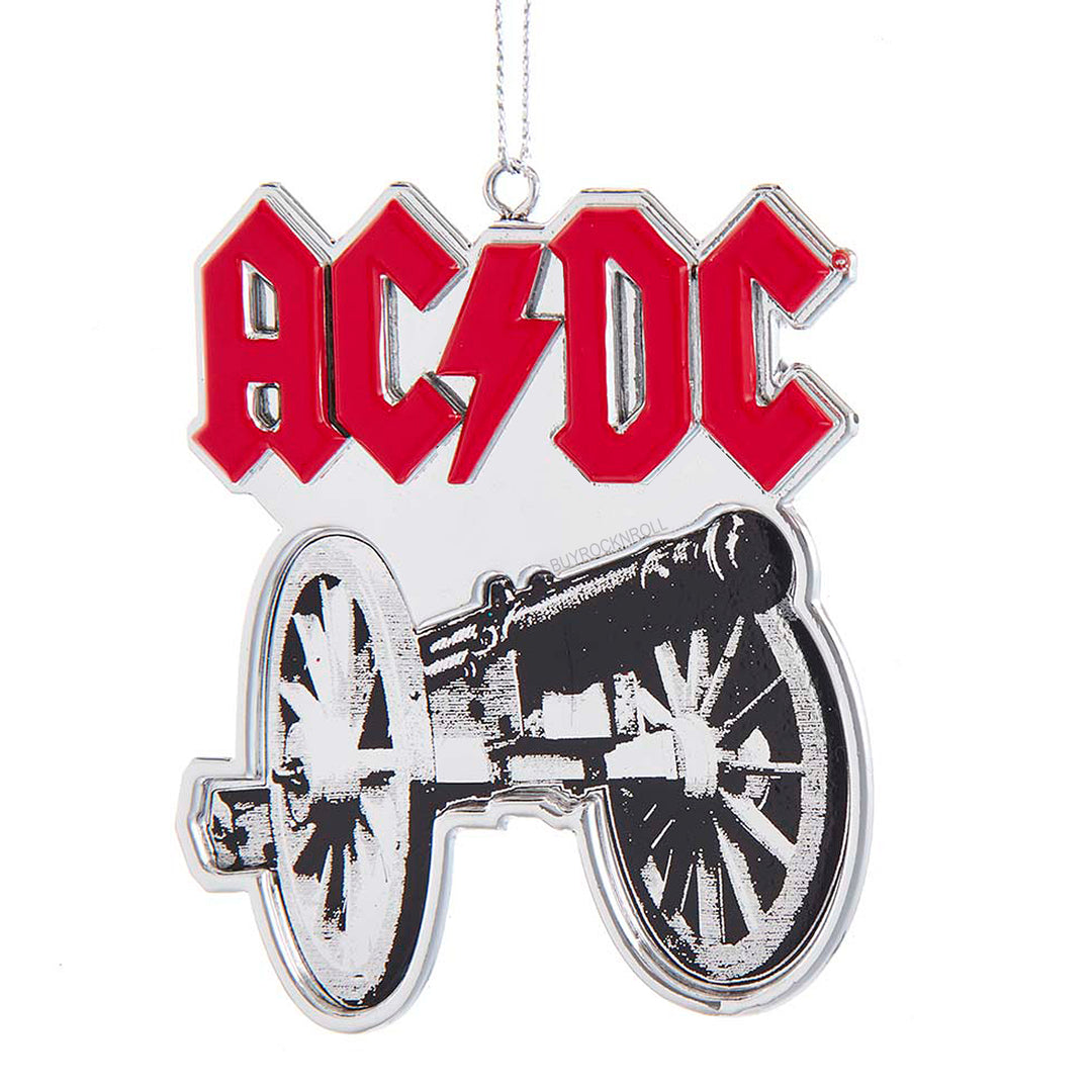 AC/DC Collectible 2021 Kurt Adler Cannon Christmas Tree Ornament In Gift Box 6 AC/DC Collectible 2021 Kurt Adler Cannon Christmas Tree Ornament In Gift Box