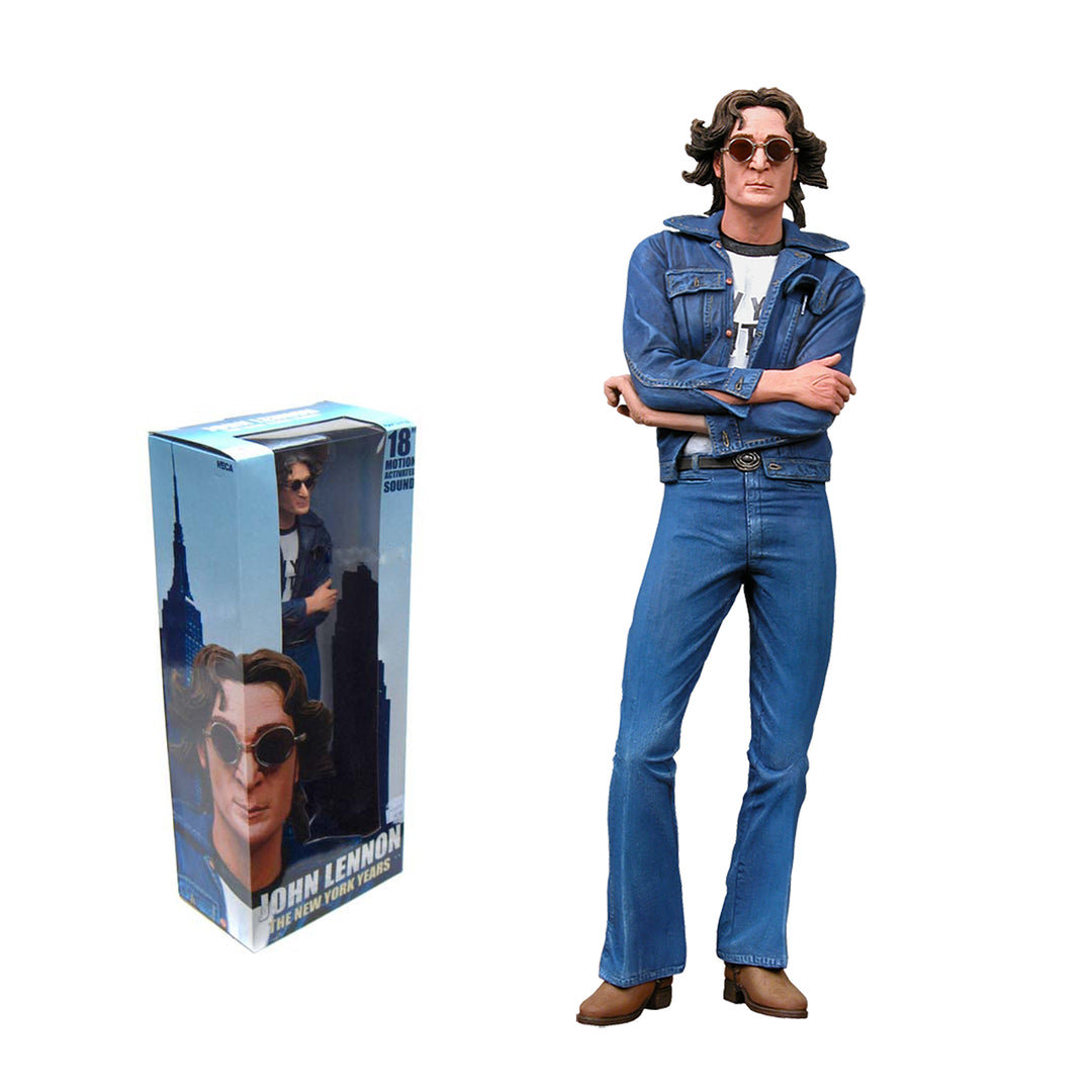 The Beatles Collectible 2006 NECA John Lennon New York City Years 18-inch Talking Figure 4 The Beatles Collectible 2006 NECA John Lennon New York City Years 18-inch Talking Figure