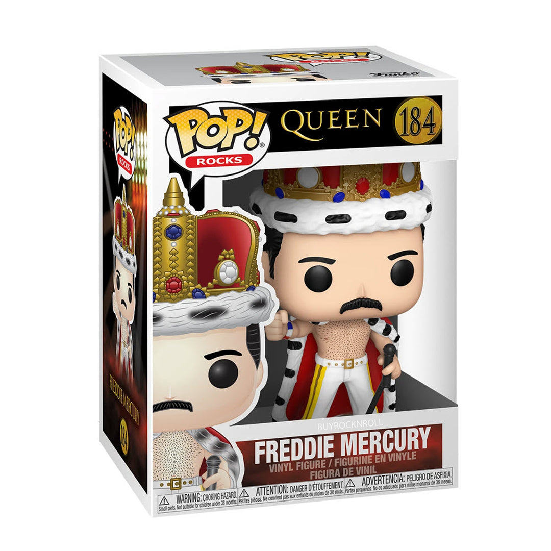 In Stock - Queen 2020 Funko Pop! Rocks Freddie Mercury King & Gaga Figure Set 4 In Stock - Queen 2020 Funko Pop! Rocks Freddie Mercury King & Gaga Figure Set