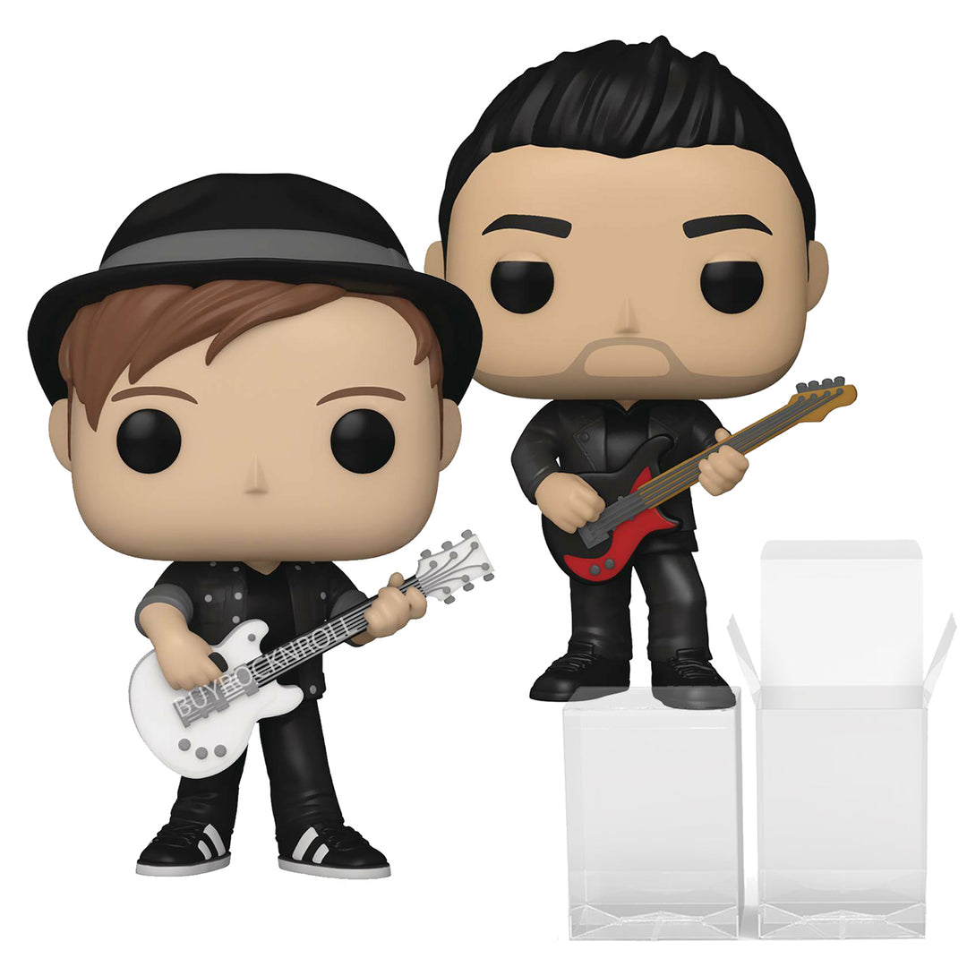 Pop Rocks! Fall Out Boy Collectible 2021 Funko Pop! Rocks Patrick Stump Pete Wentz Figures In Funko Pop! Protectors 3 Pop Rocks! Fall Out Boy Collectible 2021 Funko Pop! Rocks Patrick Stump Pete Wentz Figures In Funko Pop! Protectors