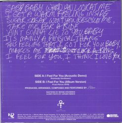 Warner Brothers Prince Collectible 2019 I Feel For You Acoustic Demo 7 Purple Vinyl 45RPM Record