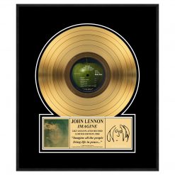 John Lennon Collectible- Imagine Gold LP Framed Record Limited Edition #1514/2500 Beatles, The
