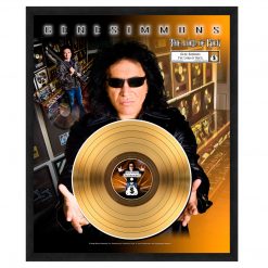 Photo File SOLD OUT! KISS Collectible: Lord Of Rock Gene Simmons Ltd Edition Framed Gold Record